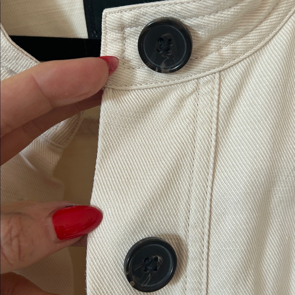 Rails Alma Cotton Blend Jacket in Stone White - Picture 7 of 16